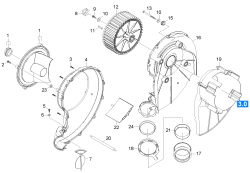 KÄRCHER Professional Ersatzteile Hochdruckreiniger Heisswasser HDS 7/12-4 M EU-I 1.077-410.0 Geblaese