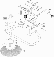 KÄRCHER Professional Ersatzteile Kehrmaschinen KM 100/100 R P  Seitenbesen 1.280-104.0