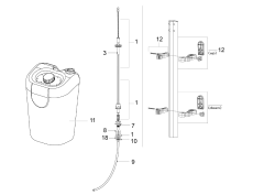 KÄRCHER Professional Ersatzteile Bodenreiniger BDS 43/Orbital C Spray 1.291-253.0 Tank