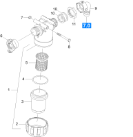 KÄRCHER Professional Ersatzteile Hochdruckreiniger Kaltwasser HD 10/15-4 CAGE FOOD 1.524-230.0 Wasserfilter