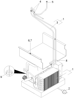 KÄRCHER Professional Ersatzteile Wasserspender WPD 100 P-AC  ABS Zusatzkuehler WPD 100 1.024-905.0
