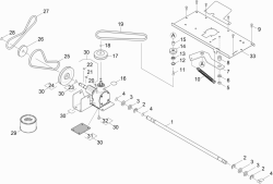 KÄRCHER Professional Ersatzteile Kehrmaschinen KM 75/40 W P Classic 0 Antrieb