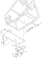 KÄRCHER Professional Ersatzteile Hochdruckreiniger Kaltwasser ABS Lenkrollen 2.851-028.0 ABS Lenkrolle