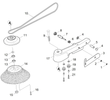 KÄRCHER Ersatzteile Kehrmaschine ProKM 400 1.517-152.0 Seitenbesen rechts