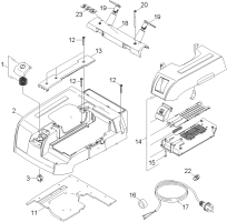 KÄRCHER Professional Ersatzteile Sauger NT 14/1 Ap Adv L EU 1.510-131.0 Haube Einzelteile