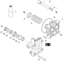 KÄRCHER Professional Ersatzteile Hochdruckreiniger Heisswasser HDS 8/17-4M Classic EU 1.077-603.0 Kolben