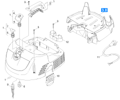 KÄRCHER Professional Ersatzteile Sauger NT 35/1 Tact      EU 1.184-850.0 Haube Einzelteile