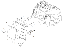 KÄRCHER Professional Ersatzteile Bodenreiniger B 95 RS BP Pack 1.006-121.0 Abdeckung hinten