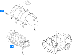 KÄRCHER Professional Ersatzteile Hochdruckreiniger Heisswasser HDS 2.3/12C Ed 1.170-606.0 Halterung Motor
