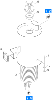 KÄRCHER Professional Ersatzteile Hochdruckreiniger Heisswasser HDS 2.3/12C Ed 1.170-606.0 Heizschlange