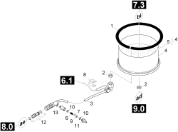 KÄRCHER Professional Ersatzteile Hochdruckreiniger Heisswasser HDS 2.3/12C Ed 1.170-606.0 Brennerboden