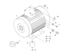 KÄRCHER Professional Ersatzteile Hochdruckreiniger Kaltwasser HD 25/15-4 CAGE PLUSEU-I 1.367-121.0 Motor