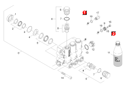 KÄRCHER Professional Ersatzteile Hochdruckreiniger Kaltwasser HD 25/15-4 CAGE PLUSEU-I 1.367-121.0 Zylinderkopf