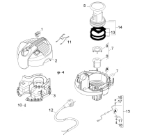KÄRCHER Ersatzteile Nasstrockensauger A 2120 Me *EU 1.629-308.0 SAUGTURBINE