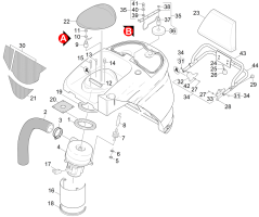 KÄRCHER Professional Ersatzteile Bodenreiniger B140 R Bp 9.398-151.0 TURBINE