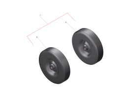 KÄRCHER Professional Ersatzteile Kehrmaschinen KM 90/60 R P  ABS Bereifung Pannensicher 9.398-162.0