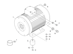 KÄRCHER Professional Ersatzteile Hochdruckreiniger Kaltwasser HD 16/15 -4 CAGE PLUS EU-I 1.367-105.0 Motor