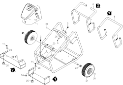 KÄRCHER Professional Ersatzteile Hochdruckreiniger Kaltwasser HD 16/15 -4 CAGE PLUS EU-I 1.367-105.0 Rahmen