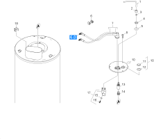 KÄRCHER Professional Ersatzteile Hochdruckreiniger Heisswasser HDS 8/18-4M EU I 1.077-604.0 Brennerdeckel