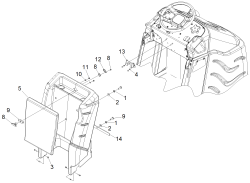 KÄRCHER Professional Ersatzteile Bodenreiniger B 95 RS BP Pack 1.006-121.0 Abdeckung hinten