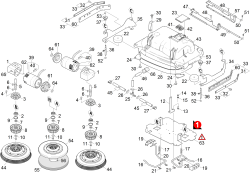 KÄRCHER Professional Ersatzteile Bodenreiniger B 140 R Bp 1.246-007.0 Bodenkopf BD