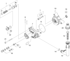 KÄRCHER Ersatzteile Hochdruckreiniger ETL K6.4xx Modul Range (5.971-143.0) 1.167-301.0-AA Zylinderkopf