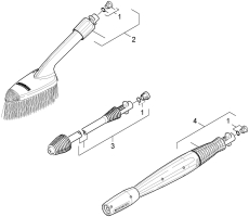 KÄRCHER Ersatzteile Hochdruckreiniger ETL K6.4xx Modul Range (5.971-143.0) 1.167-301.0-AB Strahlrohr