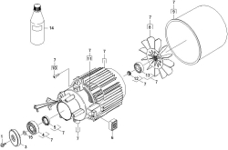 KÄRCHER Ersatzteile Hochdruckreiniger ETL K6.250 / K6.260 (5.971-133.0) 1.167-122.0-AA Motor