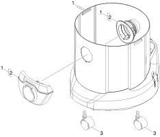 KÄRCHER Ersatzteile Nasstrockensauger WD 3.200 *EU-I 1.629-600.0 Behaelter