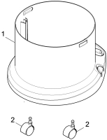 KÄRCHER Ersatzteile Nasstrockensauger WD 2.250 4c *EU-I 1.629-558.0 Behaelter