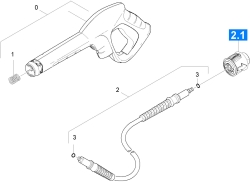 KÄRCHER Ersatzteile Hochdruckreiniger K 4.00 ECO SILENT ALU *EU 1.636-840.0-B Handspritzpistole