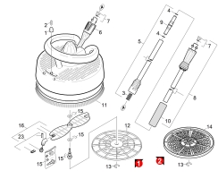 KÄRCHER Ersatzteile Hochdruckreiniger K 3.60MD Plus T300 VfB *EU 1.636-166.0-B Flaechenreiniger