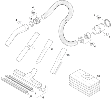 KÄRCHER Professional Ersatzteile Sauger NT 48/1     EU 1.428-601.0 Zubehoer