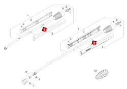 KÄRCHER Professional Ersatzteile Hochdruckreiniger Heisswasser HDS 698 CSX ECO EU 1.173-622.0 Strahlrohr