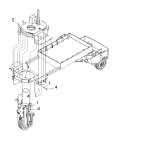 KÄRCHER Professional Ersatzteile Bodenreiniger BR 55/40 RS Bp 1.006-132.0 Befestigung Antrieb