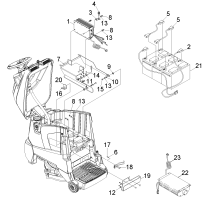 KÄRCHER Professional Ersatzteile Bodenreiniger BR 55/40 RS Bp 1.006-132.0 Batterie