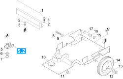 KÄRCHER Professional Ersatzteile Bodenreiniger BD 530 Ep 1.127-342.0 Fahrgestell BD 530