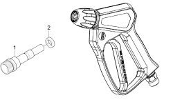 KÄRCHER Professional Ersatzteile Hochdruckreiniger Kaltwasser Pistole VA 6.392-210.0 Hochdruckpistole