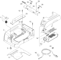 KÄRCHER Professional Ersatzteile Sauger NT 14/1 Ap Adv CUL 1.510-129.0 Haube Einzelteile