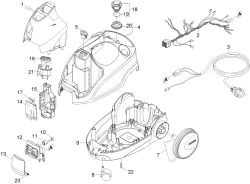 KÄRCHER Ersatzteile Dampfreiniger SI 4 + Iron Kit *EU 1.512-410.0 Gehaeuse