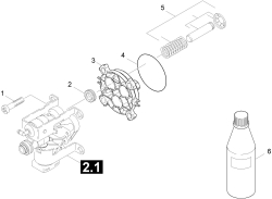 KÄRCHER Ersatzteile Hochdruckreiniger ETL K2 Modulrange Compact *EU (5.971-241.0) 1.673-100.0-AA Geradschubfuehrung