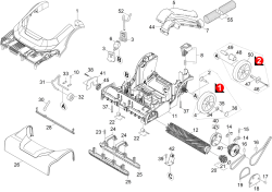 KÄRCHER Professional Ersatzteile Bodenreiniger BR 4.300 1.783-212.0 Buerstenkopf