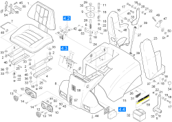 KÄRCHER Professional Ersatzteile Kehrmaschinen KMR 1250 D KAT  Verkleidung 1.091-135.0
