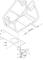 KÄRCHER Professional Ersatzteile Hochdruckreiniger Kaltwasser ABS Lenkrollen 2.851-028.0 ABS Lenkrolle