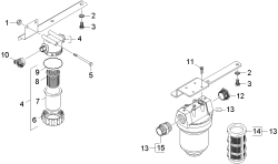 KÄRCHER Professional Ersatzteile Hochdruckreiniger Kaltwasser HD 16/15 -4 CAGE PLUS EU-I 1.367-105.0 Wasserfilter