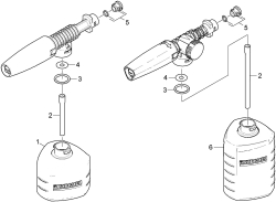 KÄRCHER Ersatzteile Hochdruckreiniger K 2.15 plus WB RR *EU 1.671-575.0-B Schaumlanze