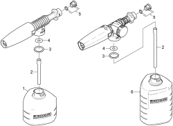 KÄRCHER Ersatzteile Hochdruckreiniger K 2.14 PLUS T50 *EU 1.671-561.0-B Schaumlanze