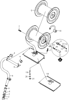 KÄRCHER Professional Ersatzteile Hochdruckreiniger Kaltwasser ABS Zweistrahlrohrbetrieb 2.851-122.0 ABS Schlauchtrommel