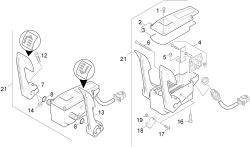 KÄRCHER Professional Ersatzteile Kehrmaschinen KMR 1250 BAT PACK Pedalregler 1.091-112.0
