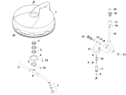 KÄRCHER Professional Ersatzteile Hochdruckreiniger Kaltwasser FR 30 K/Parts Spraymart Version 2.641-964.0 Flaechenreiniger